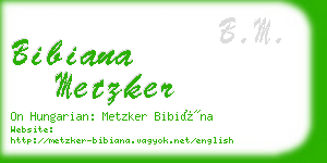 bibiana metzker business card